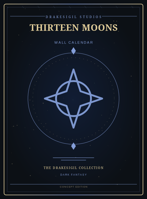 Thirteen Moons concept cover