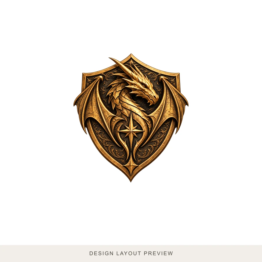 Studio Shield Sticker official shield design layout preview