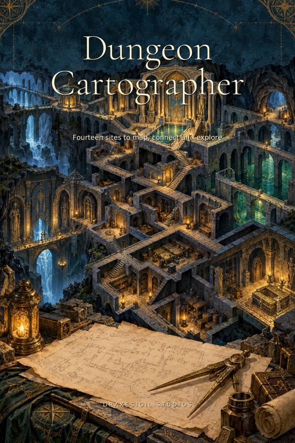 Dungeon Cartographer original production cover