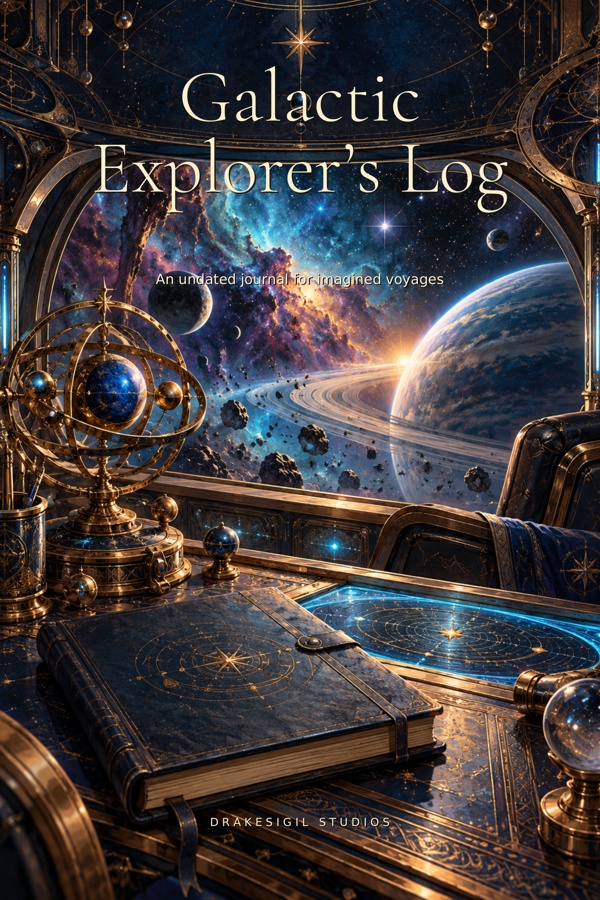 Galactic Explorer’s Log original production cover