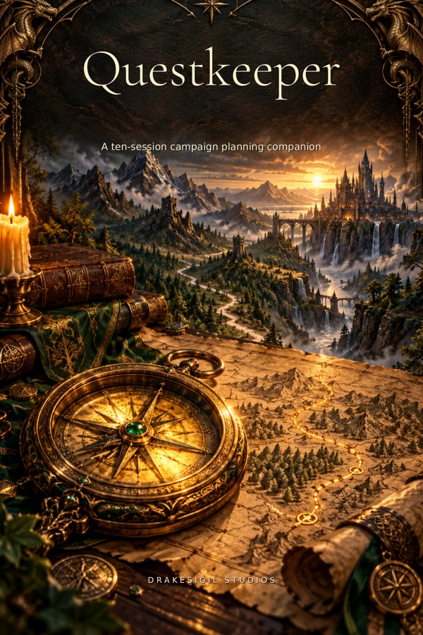 Questkeeper original production cover
