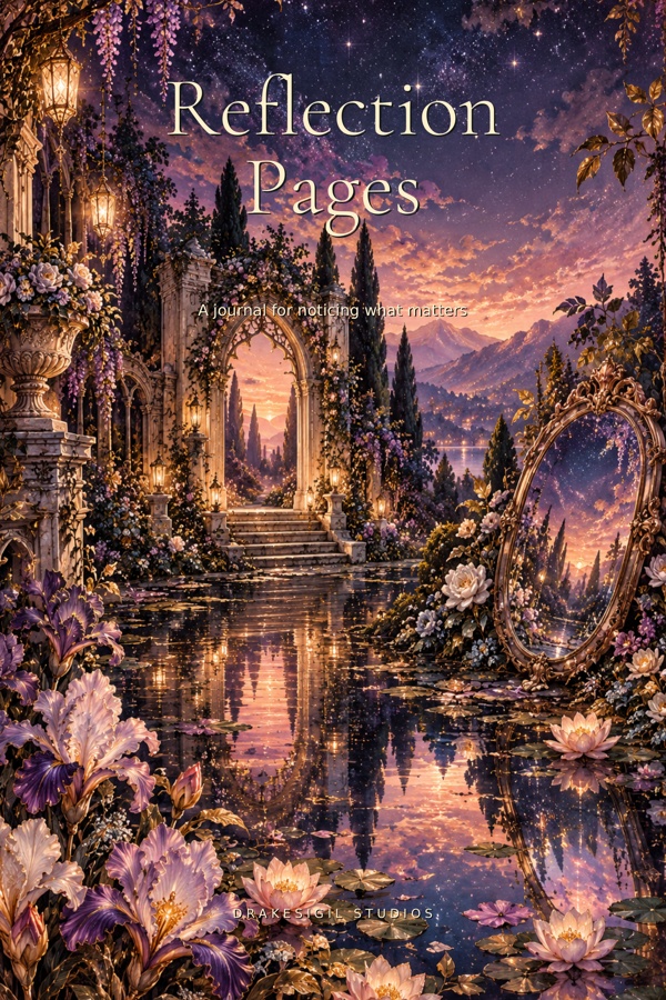 Reflection Pages original production cover