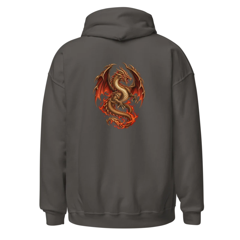 Ember Sovereign Hoodie in Charcoal