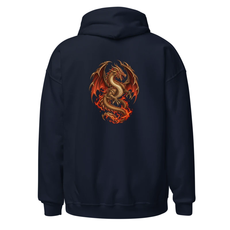Ember Sovereign Hoodie in Navy