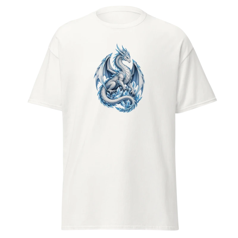 Frostbound Wyrm T-Shirt in White