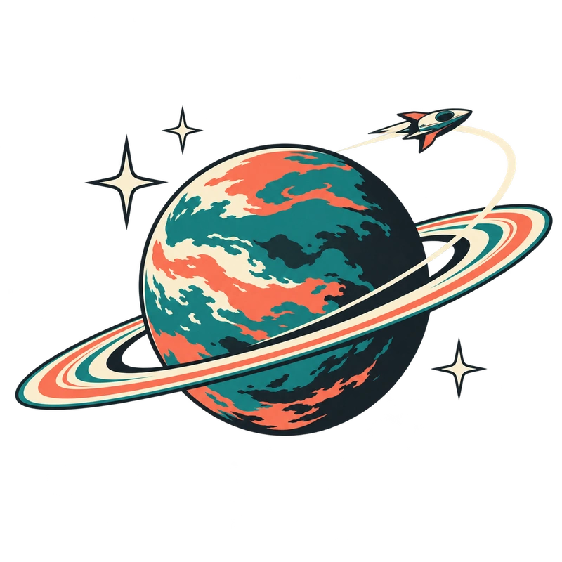 Beyond the Stars original apparel artwork